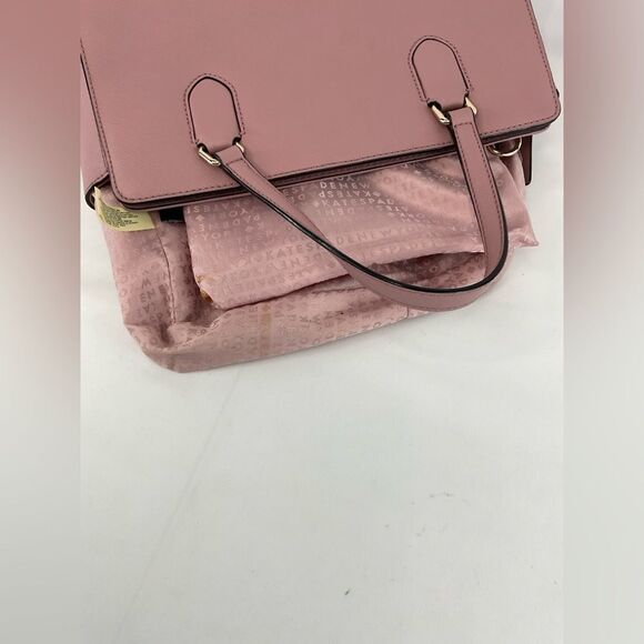 Kate Spade Mauve Satchel with Gold Accents - Picture 12 of 15